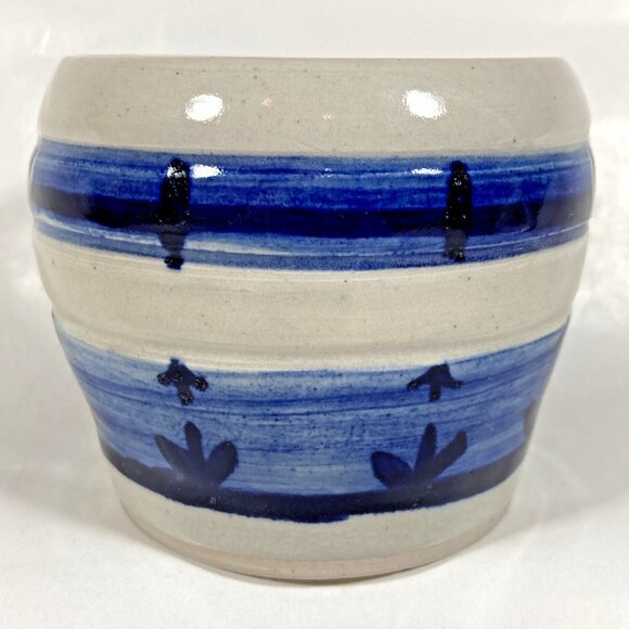 D Wakeford Pottery Vase Pot Planter Blue Cactus Abstract Canada - Picture 4 of 7
